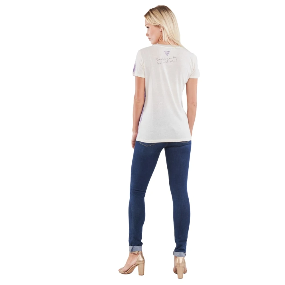 Guess Korte Mouw T-shirt Multicolor Dames