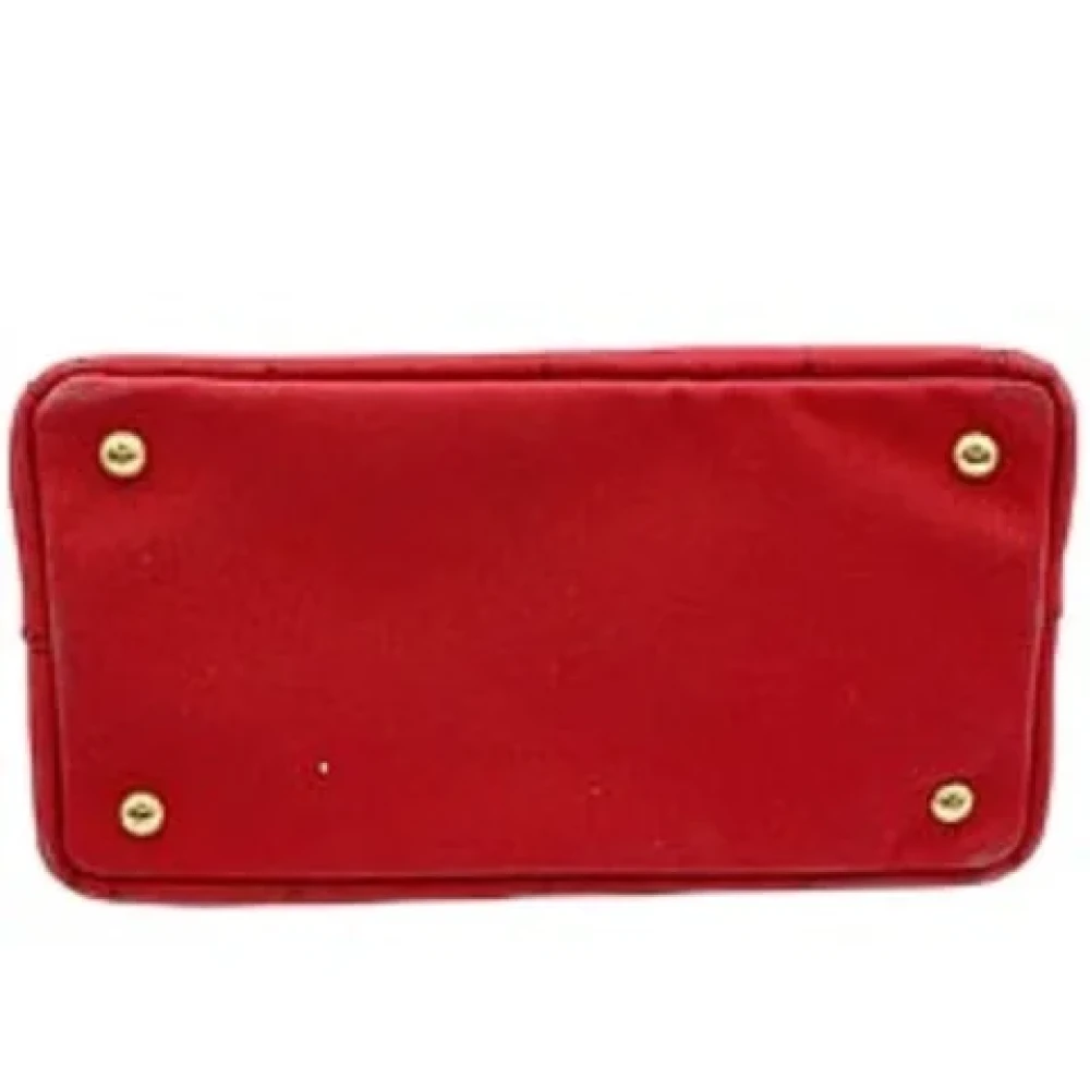 Prada Vintage Pre-owned Leather prada-bags Red Dames