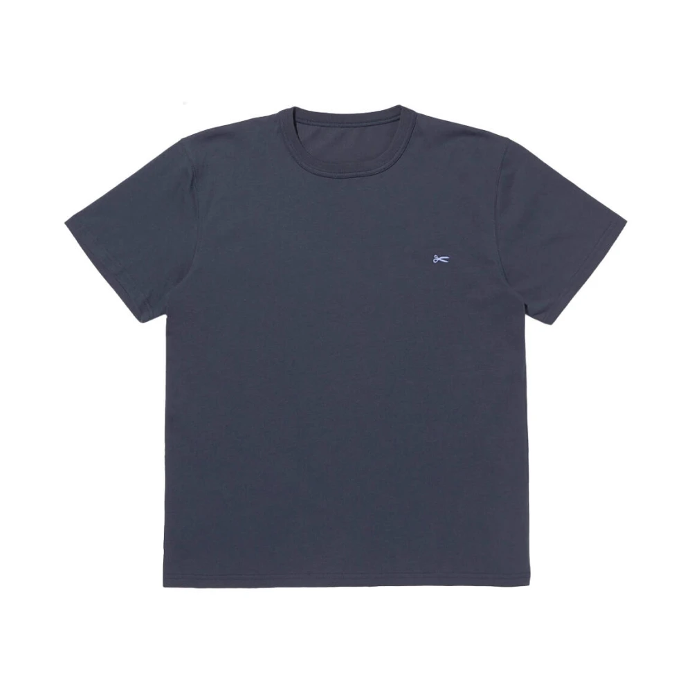 Denham The Jeanmaker Schaar Regular Tee Korte Mouw T-shirt Blue Heren