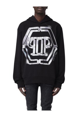 black-metallic-logo-hoodie