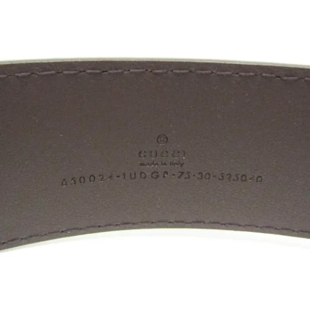 Gucci Vintage Pre-owned Leather belts Brown Dames