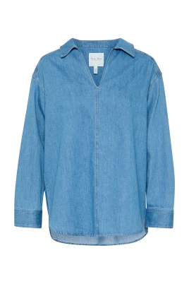 Oversized Denim Blouse Medium