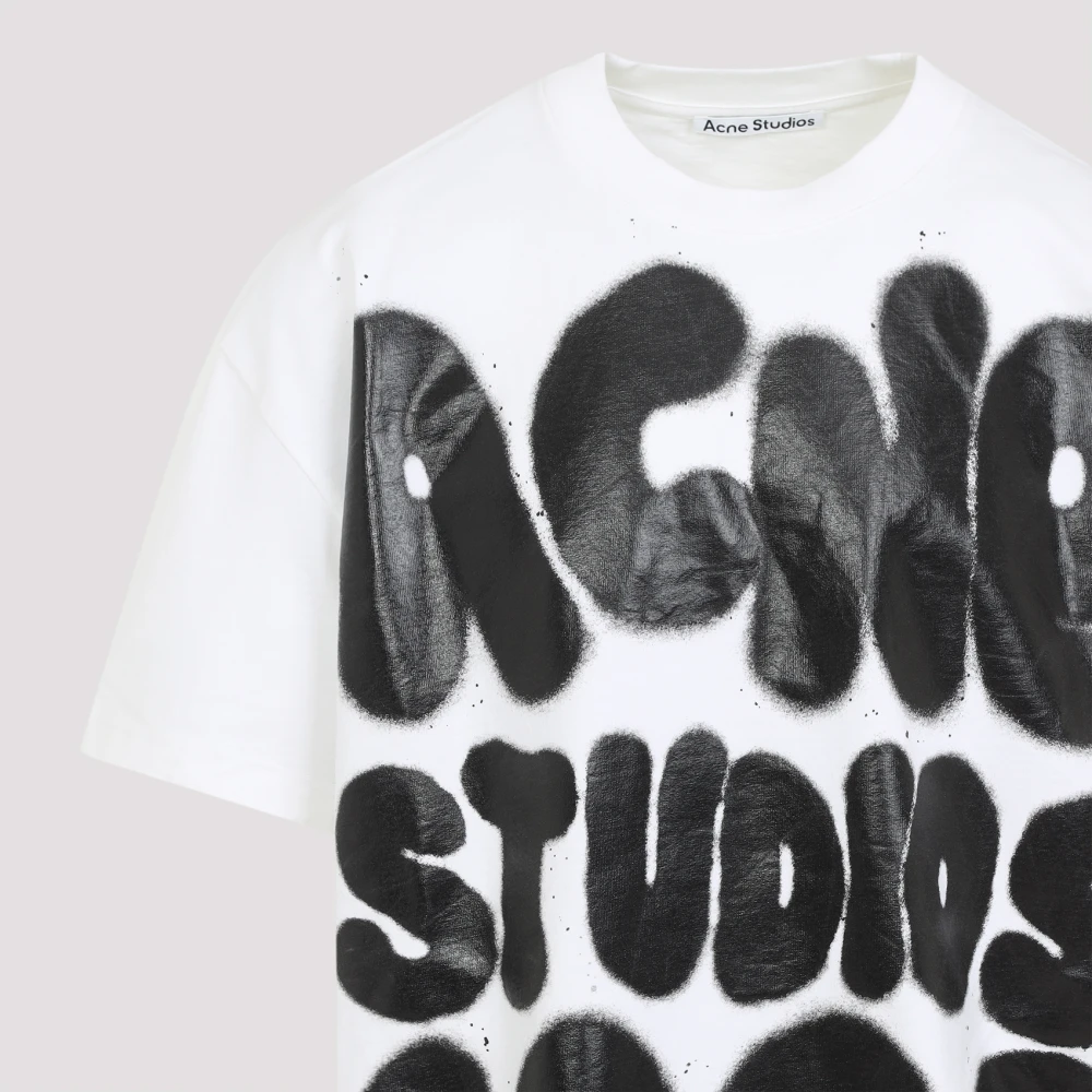 Acne Studios Wit T-shirt voor mannen White Heren