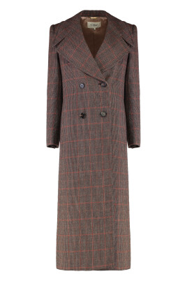 check-motif-wool-coat-with-lapel