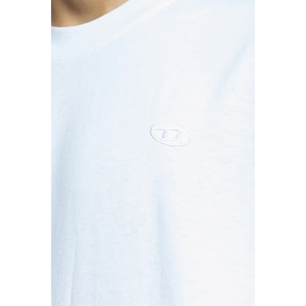 Diesel T-Boggy-Megoval-D T-shirt White Heren