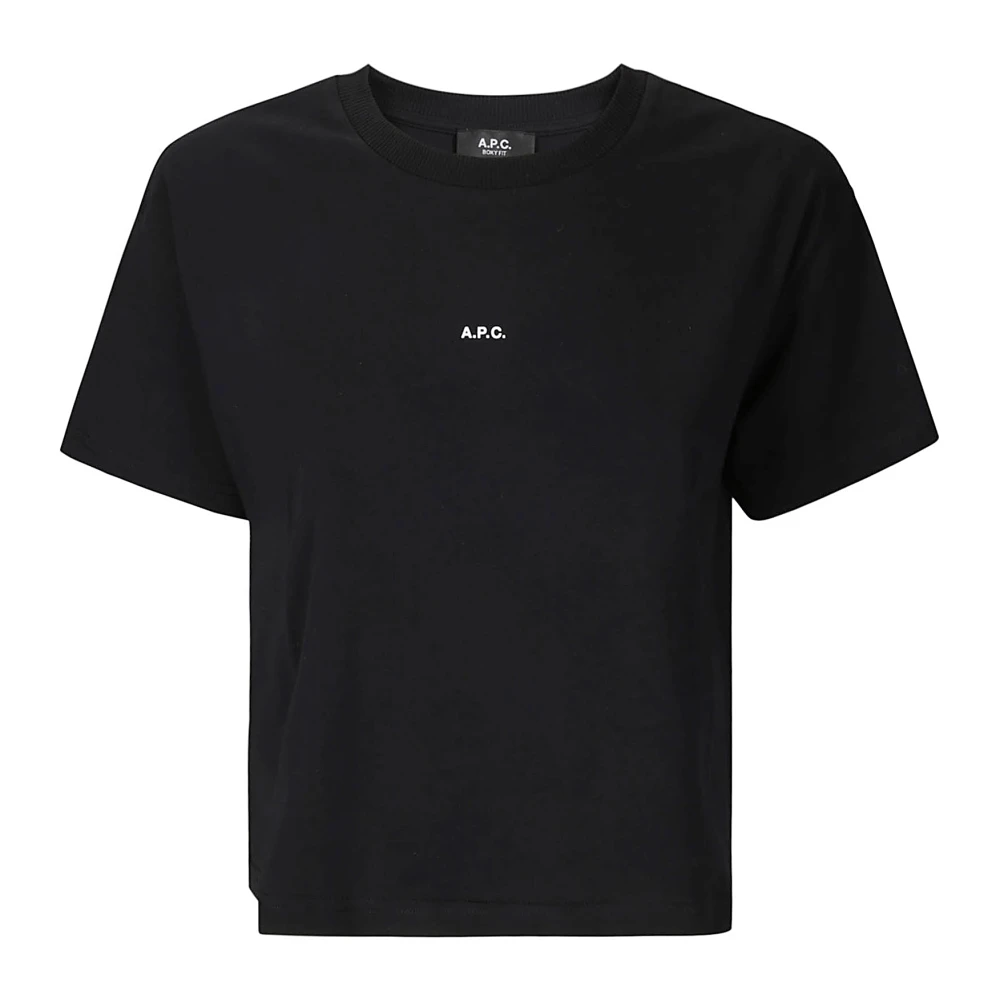 A.p.c. - Tops > T-Shirts - Black - A.p.c. - Modalova