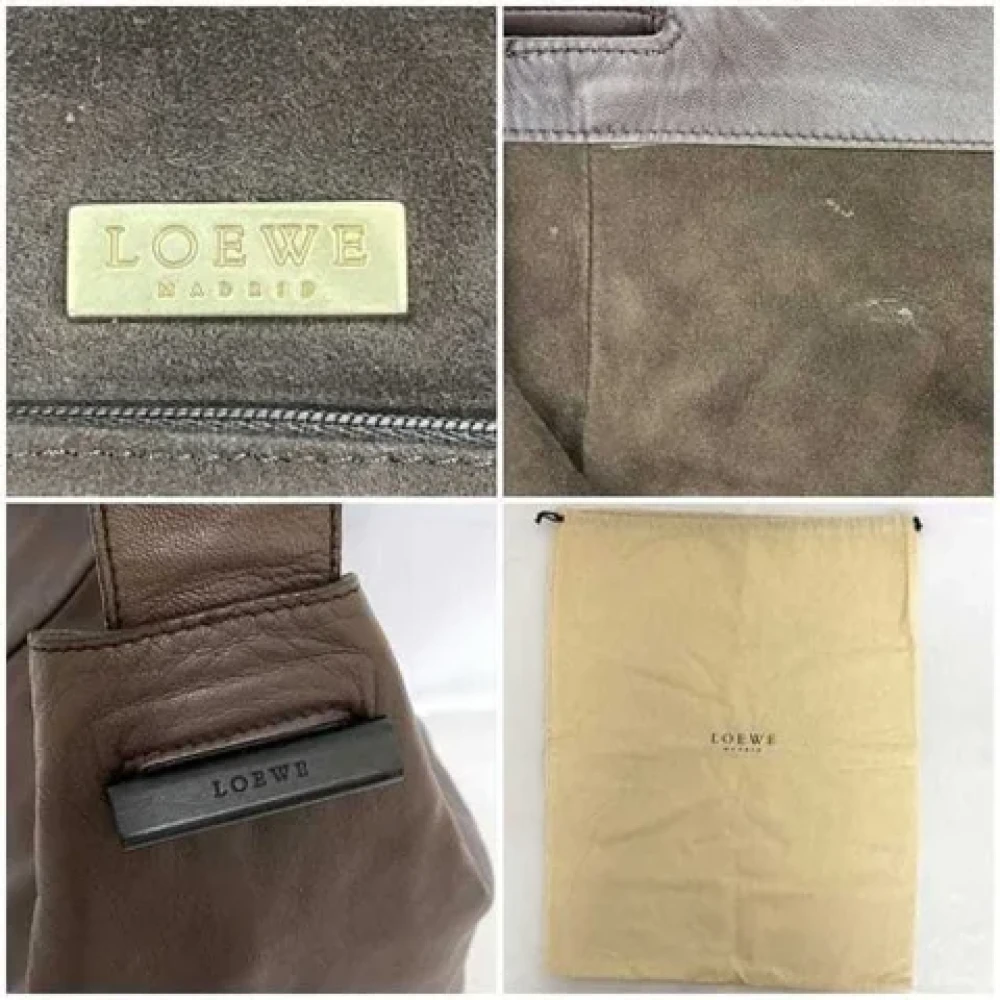 Loewe Pre-owned Leather shoulder-bags Brown Dames