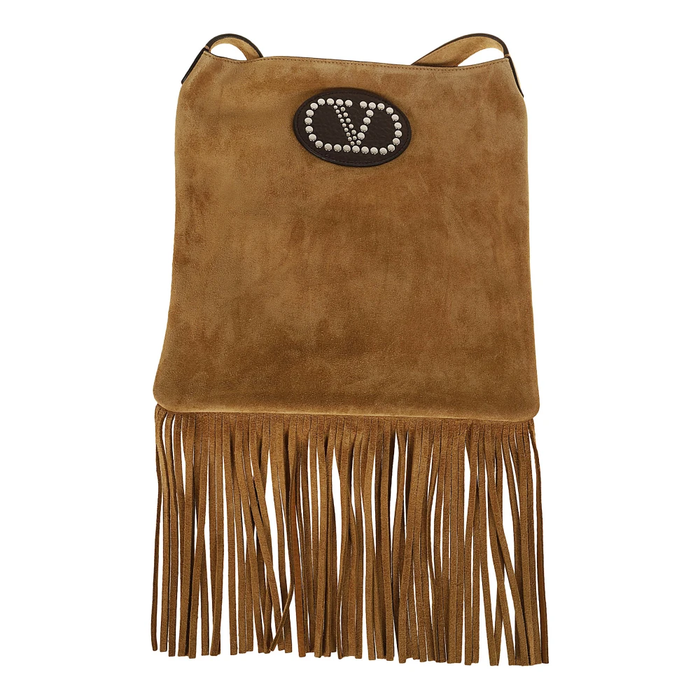 Valentino Garavani Fondant Crossbody Tas Brown Heren