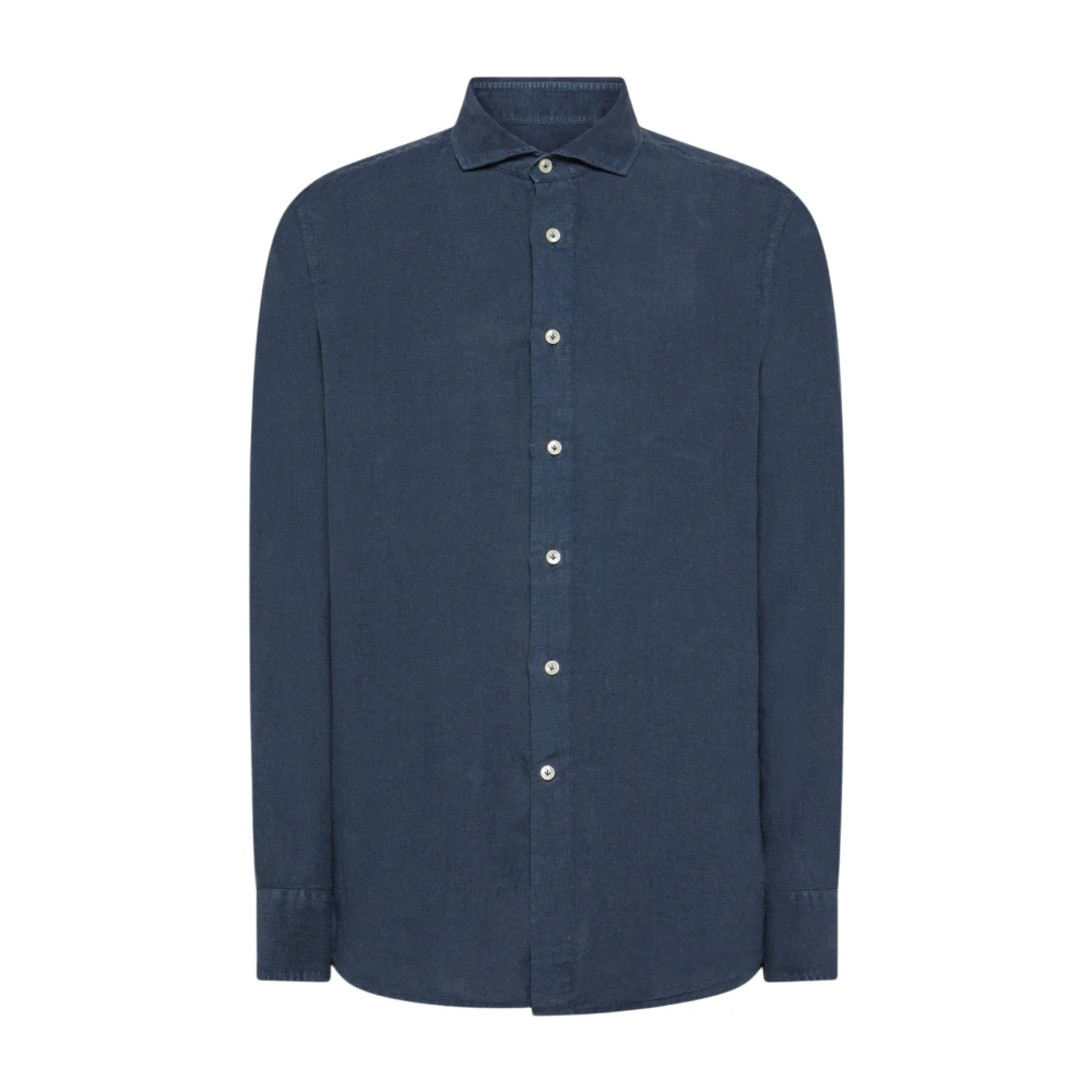 Seventy Blue Casual Shirts, Male, L, Ca0320 Shirt