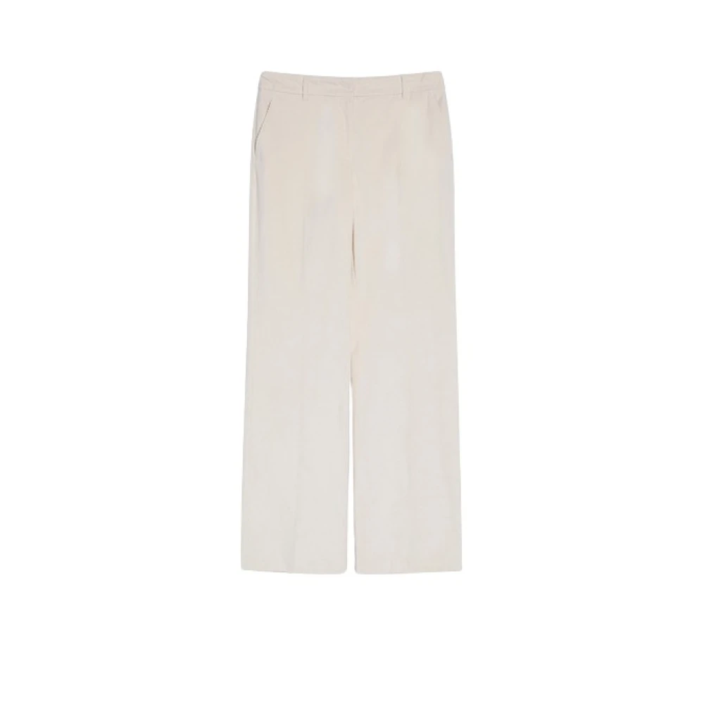 Pennyblack Ribfluwelen Katoenen Broek Beige Dames