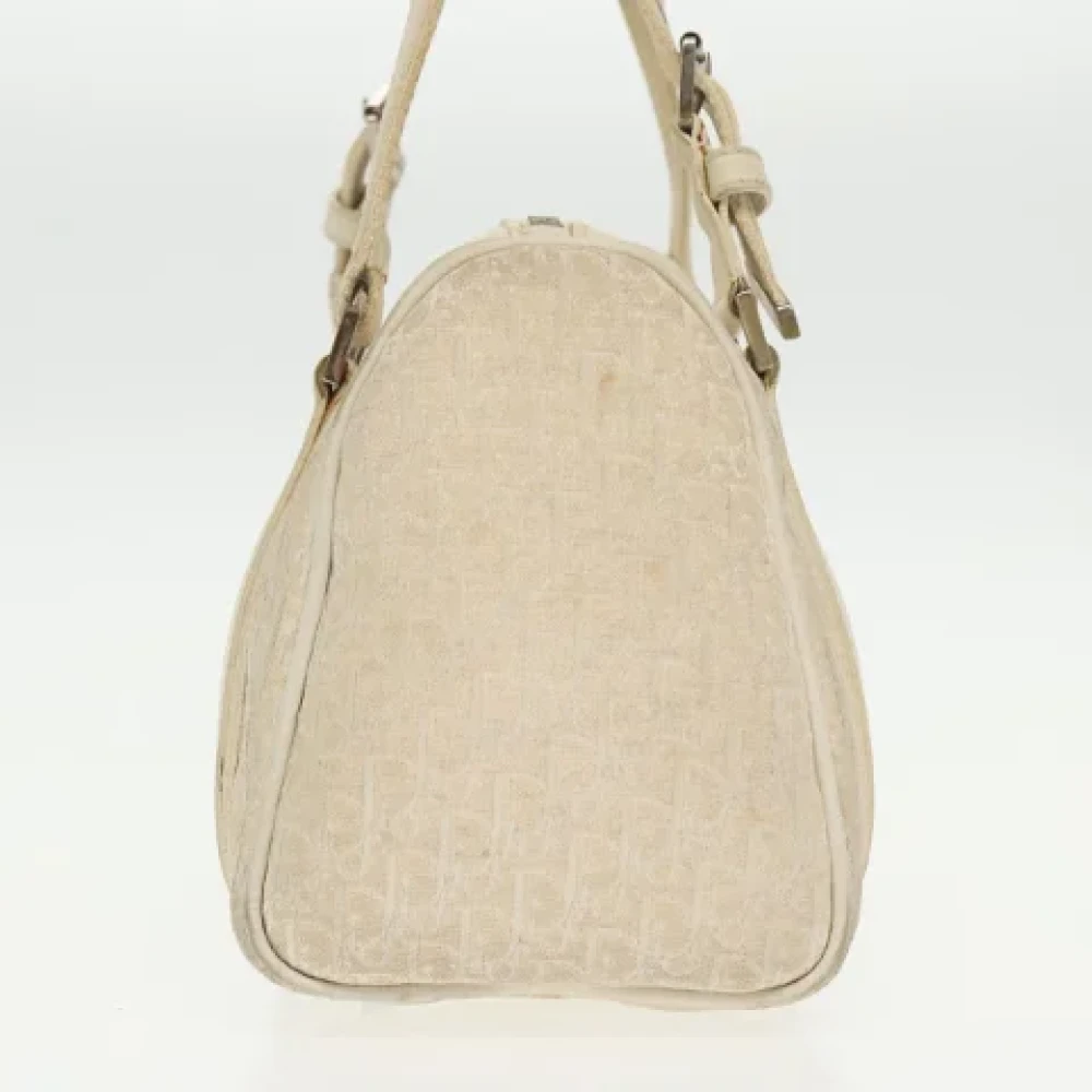 Dior Vintage Pre-owned Canvas dior-bags Beige Dames