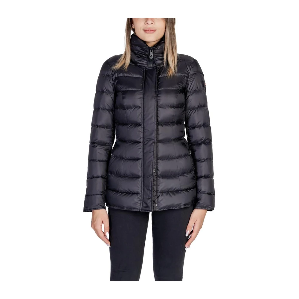 Peuterey Dames Polyesterjassen Herfst Winter Collectie Black Dames