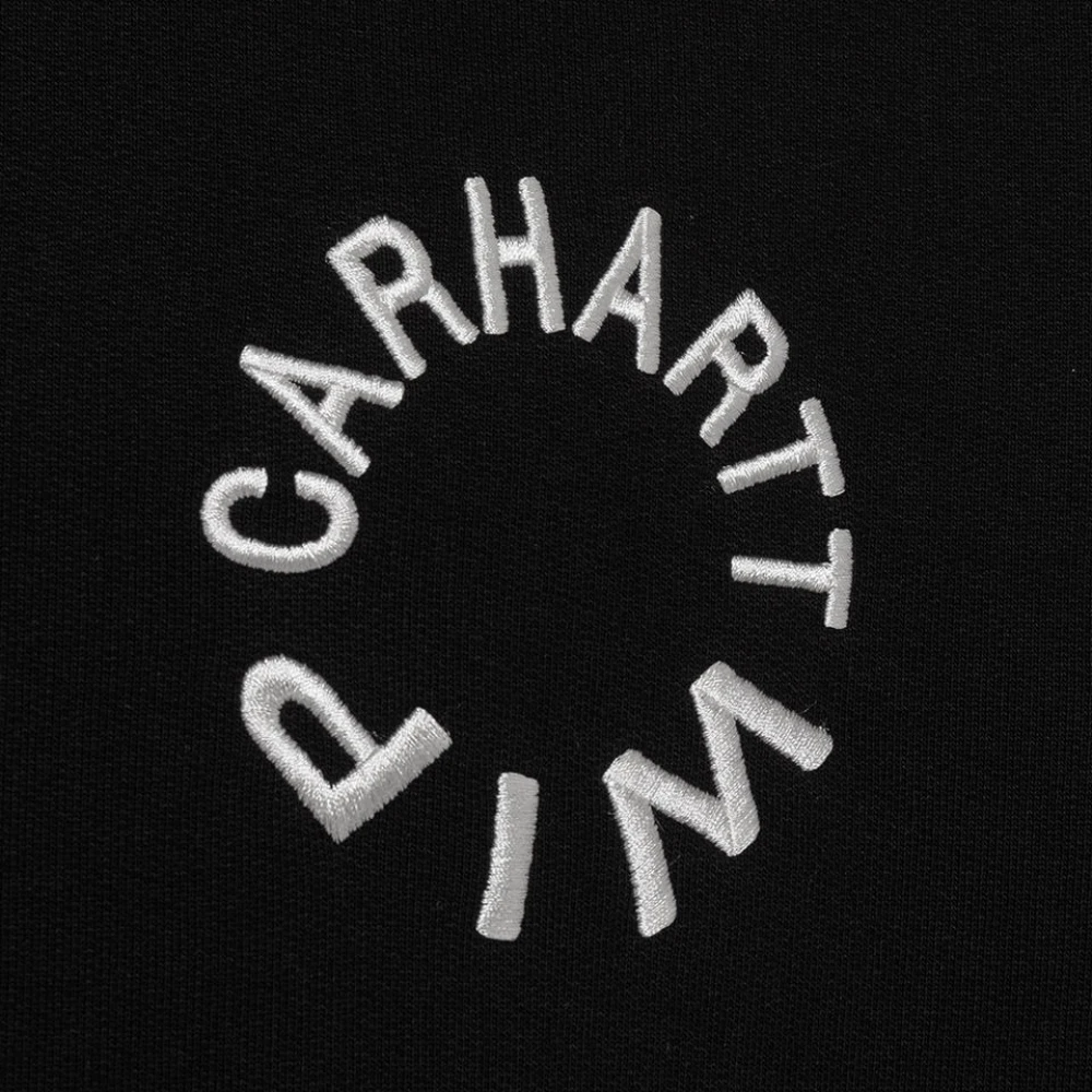 Carhartt WIP Katoenen Sweatshirt in Effen Kleur Black Heren