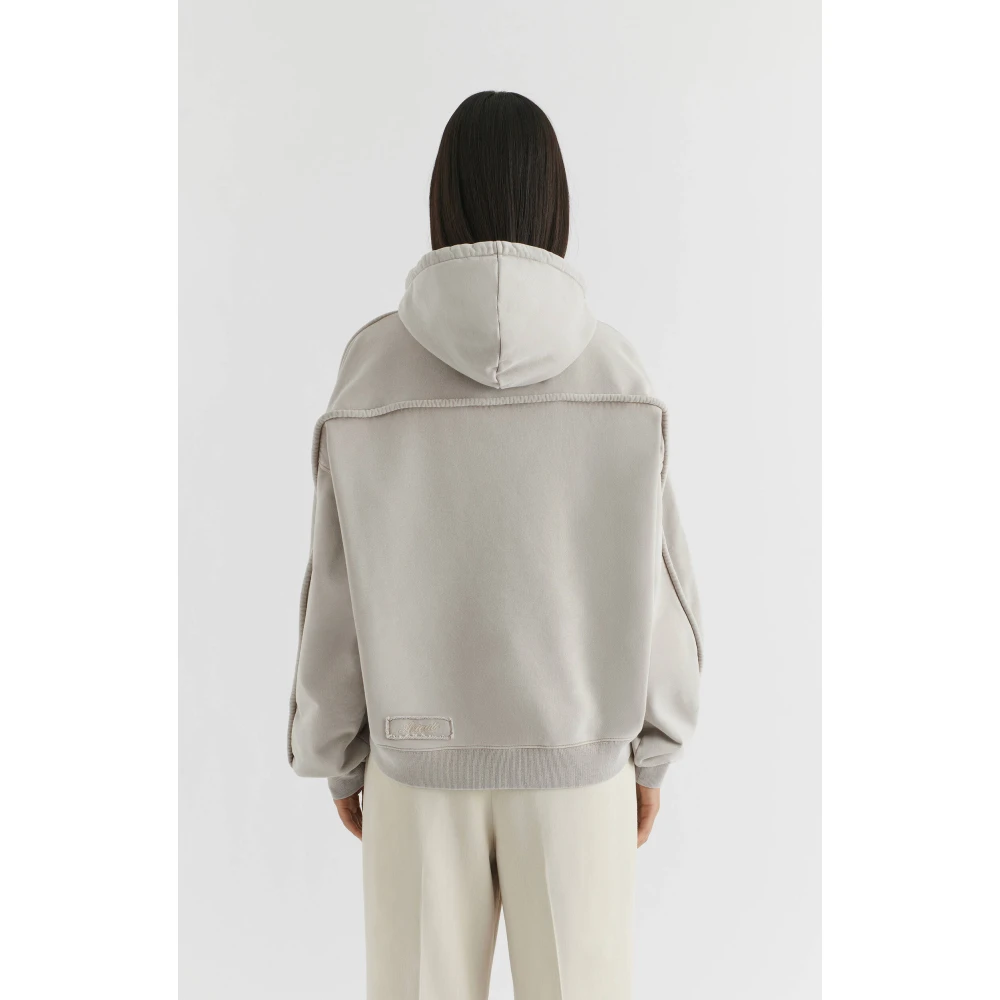 Axel Arigato Clove Washed Hoodie Brown Dames