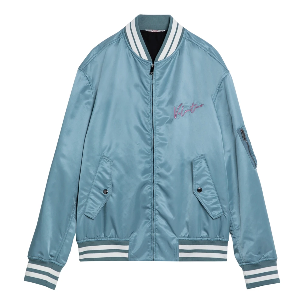 Valentino Garavani Lichtgewicht Jas Blue Heren