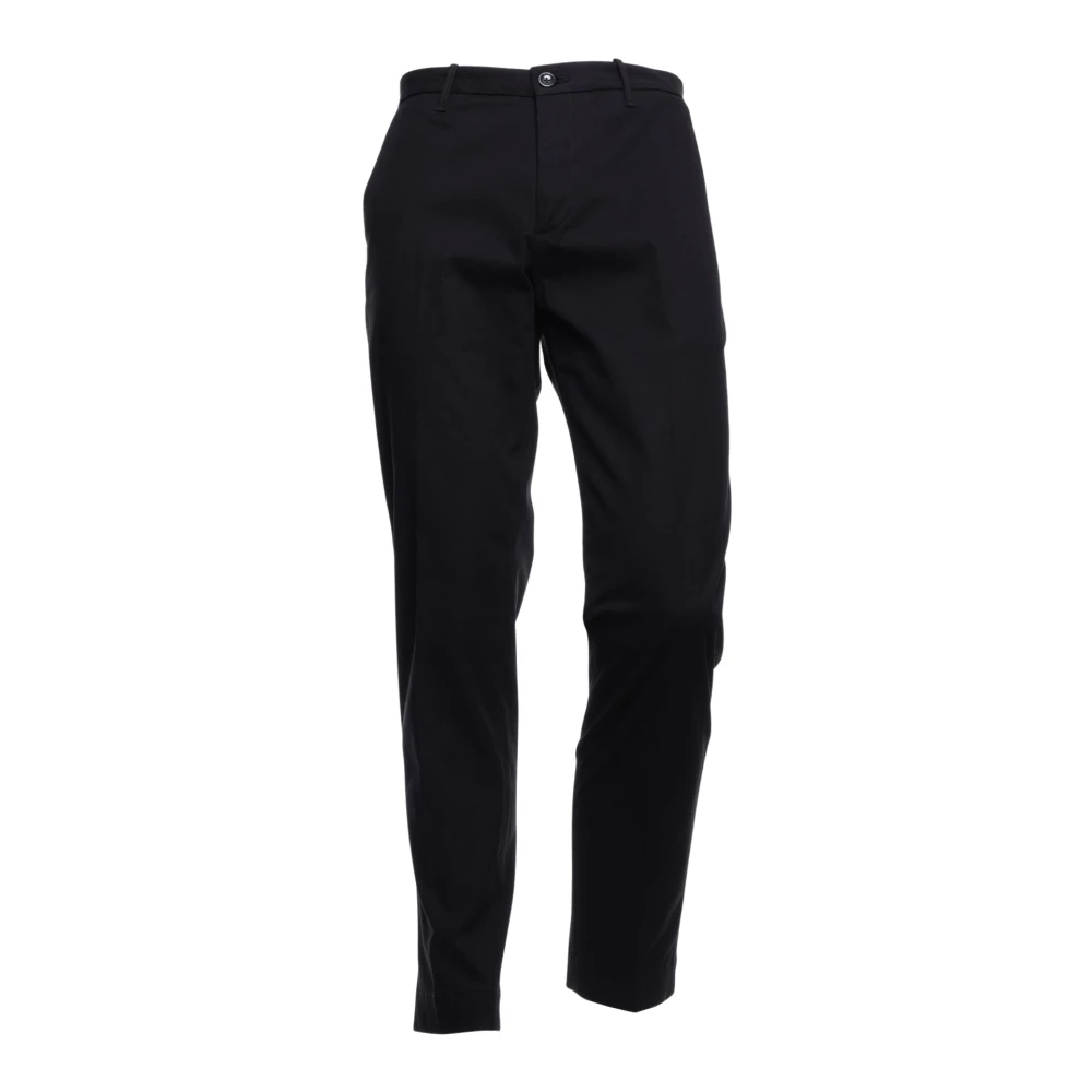 Nine In The Morning Men's Black Chinos, L, Sophisticated Trousers Giove M19