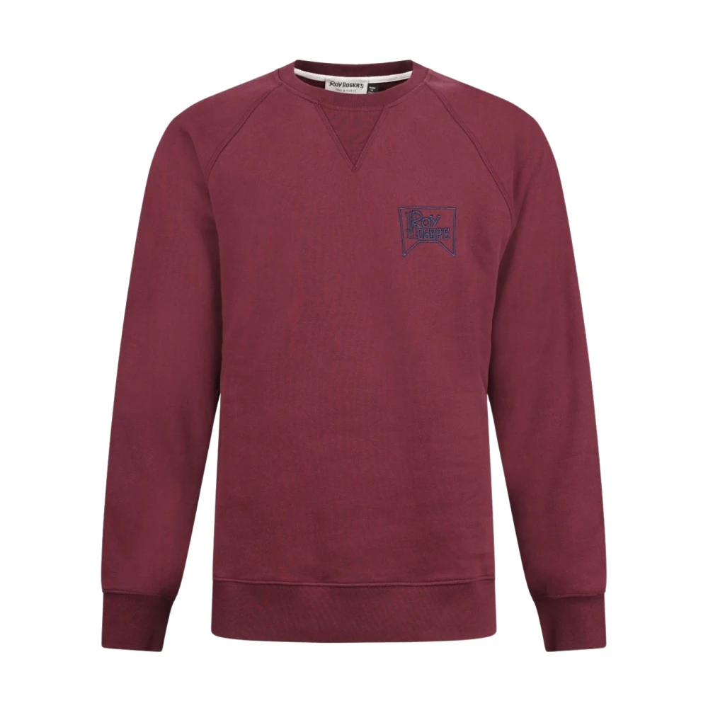 Roy Roger's Sweatshirt met ronde hals Red Heren