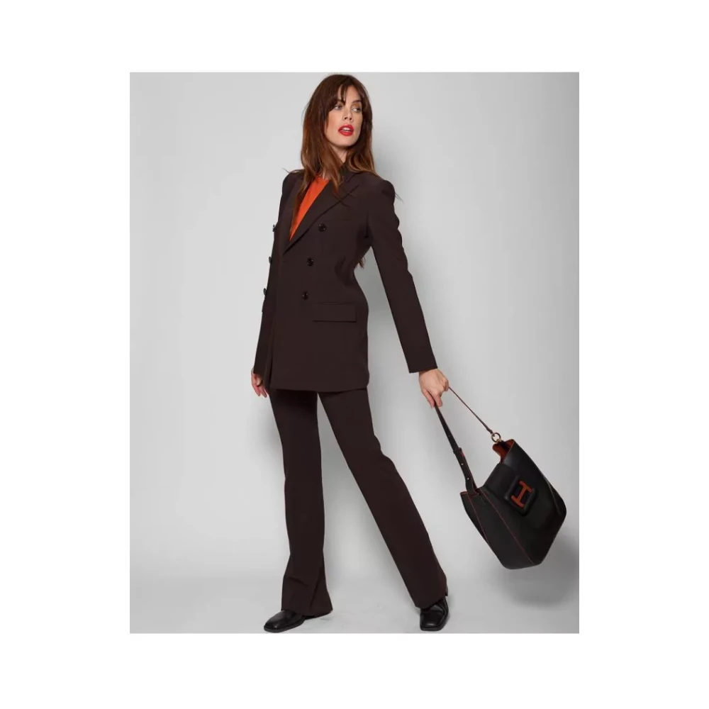 Michael Kors Privegelment Collection Blazer Brown Dames