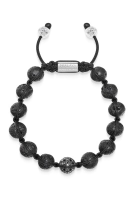 menand-39-s-black-diamond-beaded-bracelet-with-lava-stone-and-sterling-silver