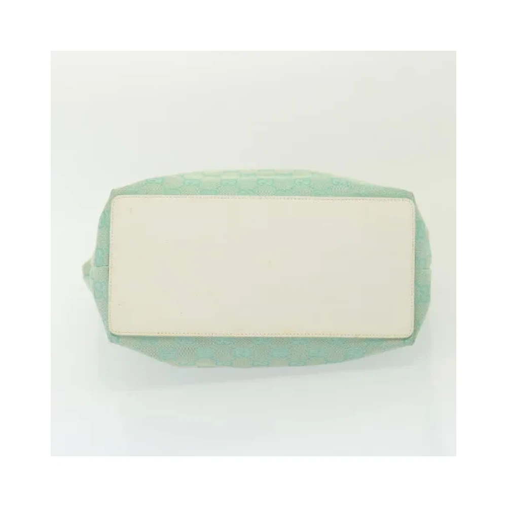 Gucci Vintage Pre-owned Canvas gucci-bags Blue Dames