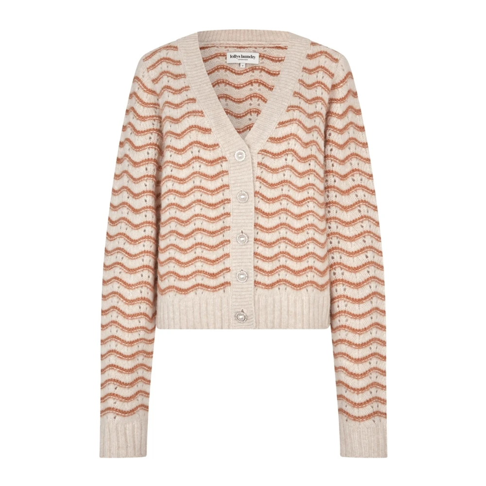 Lollys Laundry Women's Multicolor Cardigans, M, Lanoll Cardigan Knit Ls