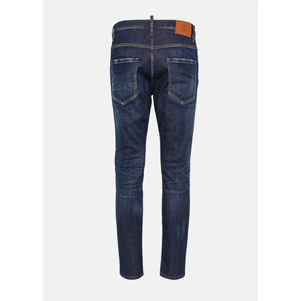 Dsquared2 Blauwe Skater Jeans Tijdloos Ontwerp Blue Heren