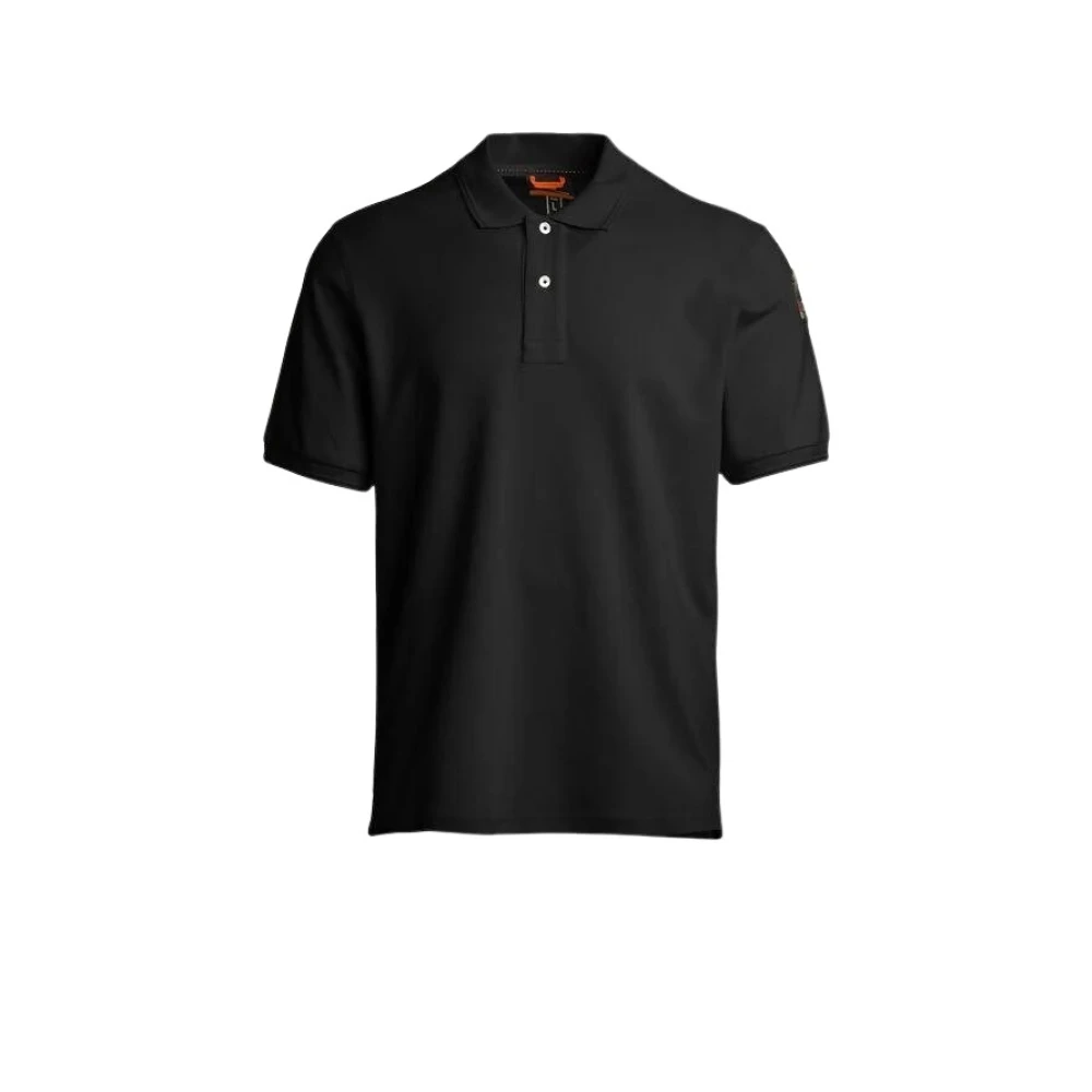 Parajumpers Zwarte Gangapuma Polo Shirt Black Heren