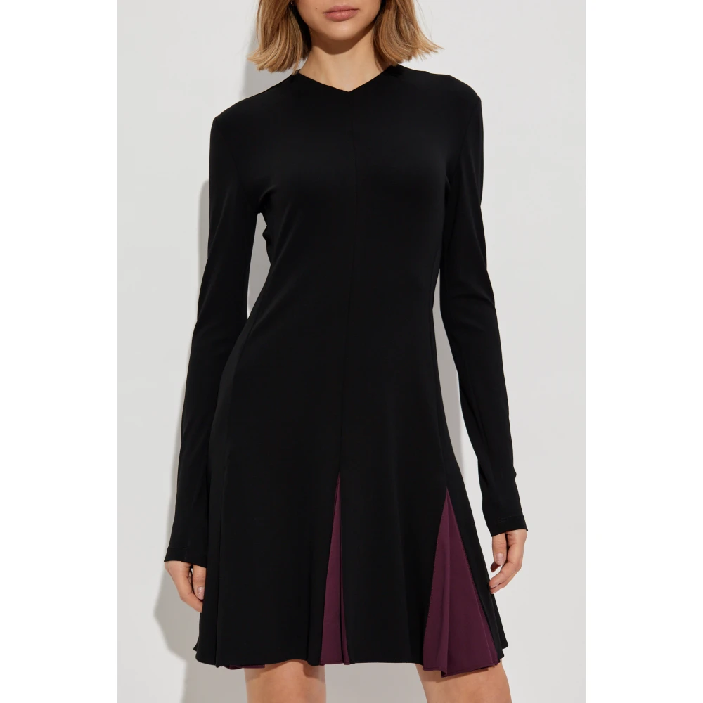 Salvatore Ferragamo Geplooide jurk Black Dames