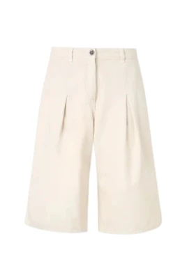 Canvas Bermuda-shorts med fickor