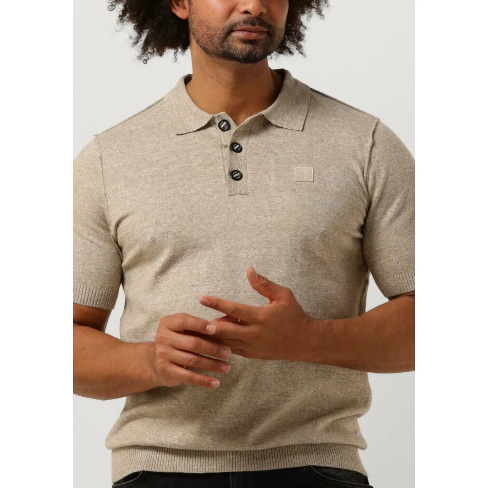 Butcher of Blue Beige Polo Shirt voor Stijlvolle Mannen Beige Heren