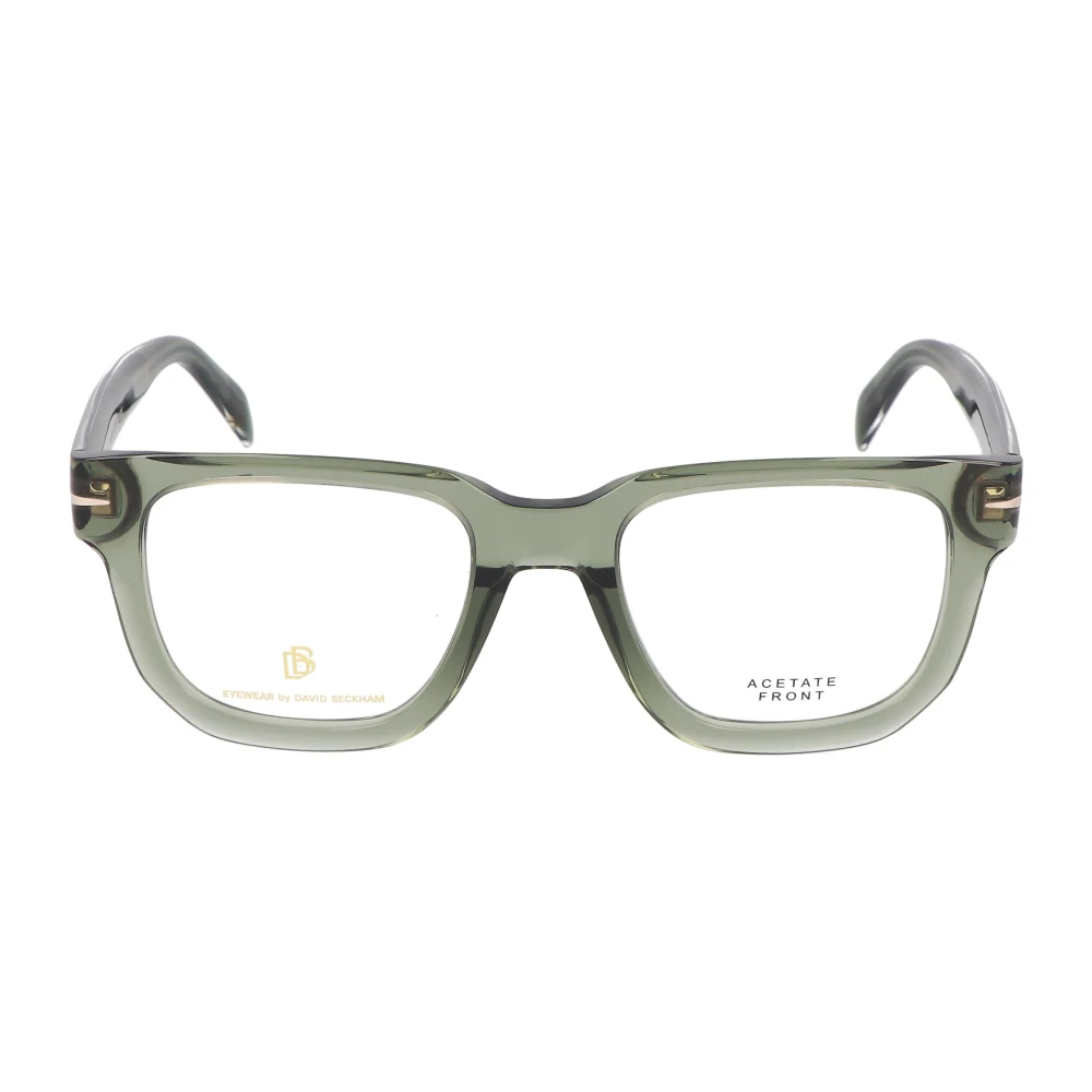 Eyewear by David Beckham Retro vierkante montuur bril Green Unisex
