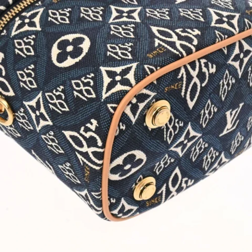 Louis Vuitton Vintage Pre-owned Canvas shoppers Blue Dames