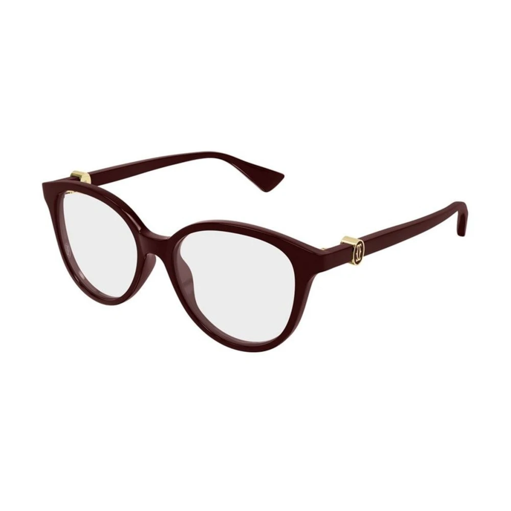 Cartier Women's Red Glasses, 53 Mm, Optical Frame