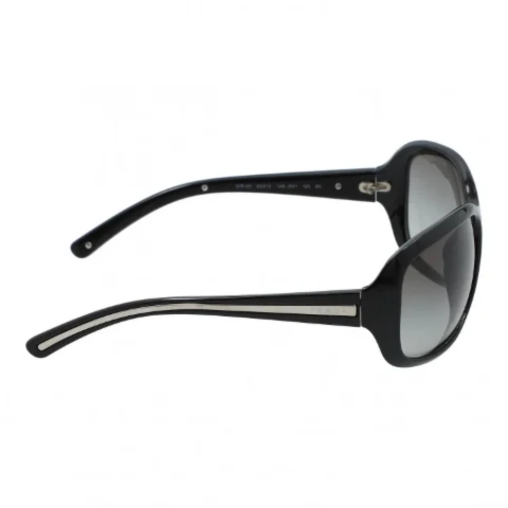 Prada Vintage Pre-owned Silver sunglasses Black Dames