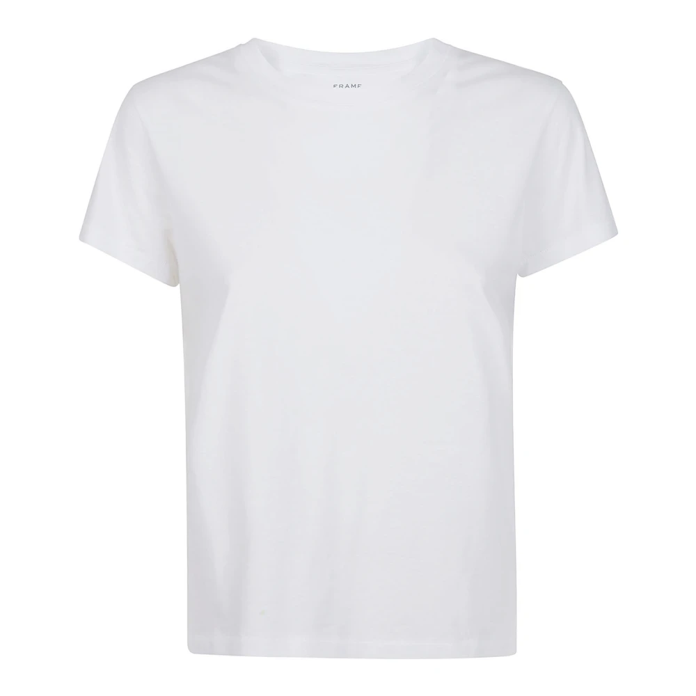 Frame Klassieke Witte T-shirt en Polo White Dames