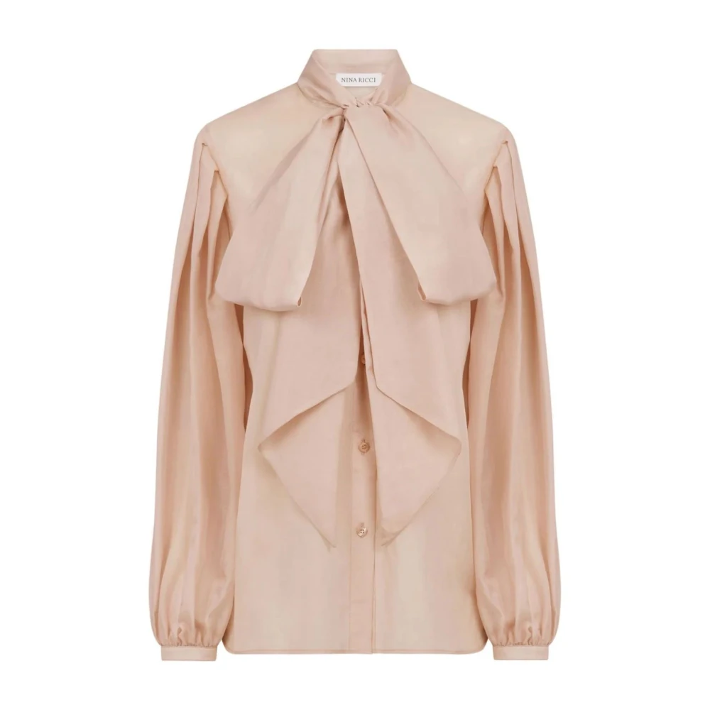 Nina Ricci Antieke Roze Lange Mouw Top Pink Dames