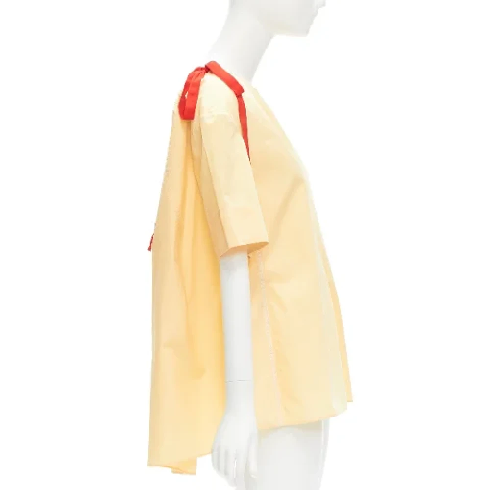 Marni Pre-owned Cotton tops Yellow Dames