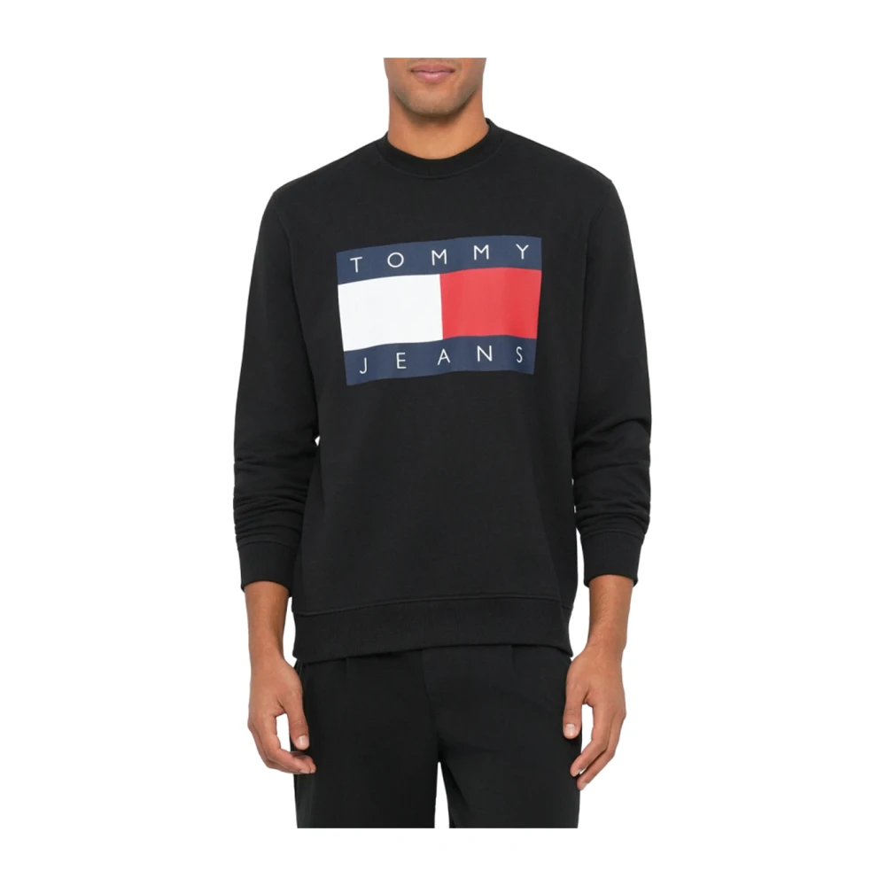 Tommy Hilfiger - Crew Neck Sweatshirt - Sweatshirts & Hoodies - Herren - Schwarzk - Xl - Bild 5