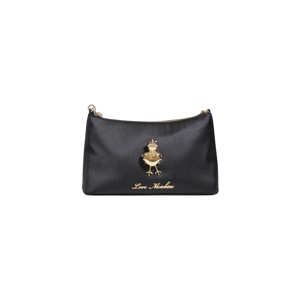 Love Moschino Kikker Ketting Schoudertas Zwart Black Dames