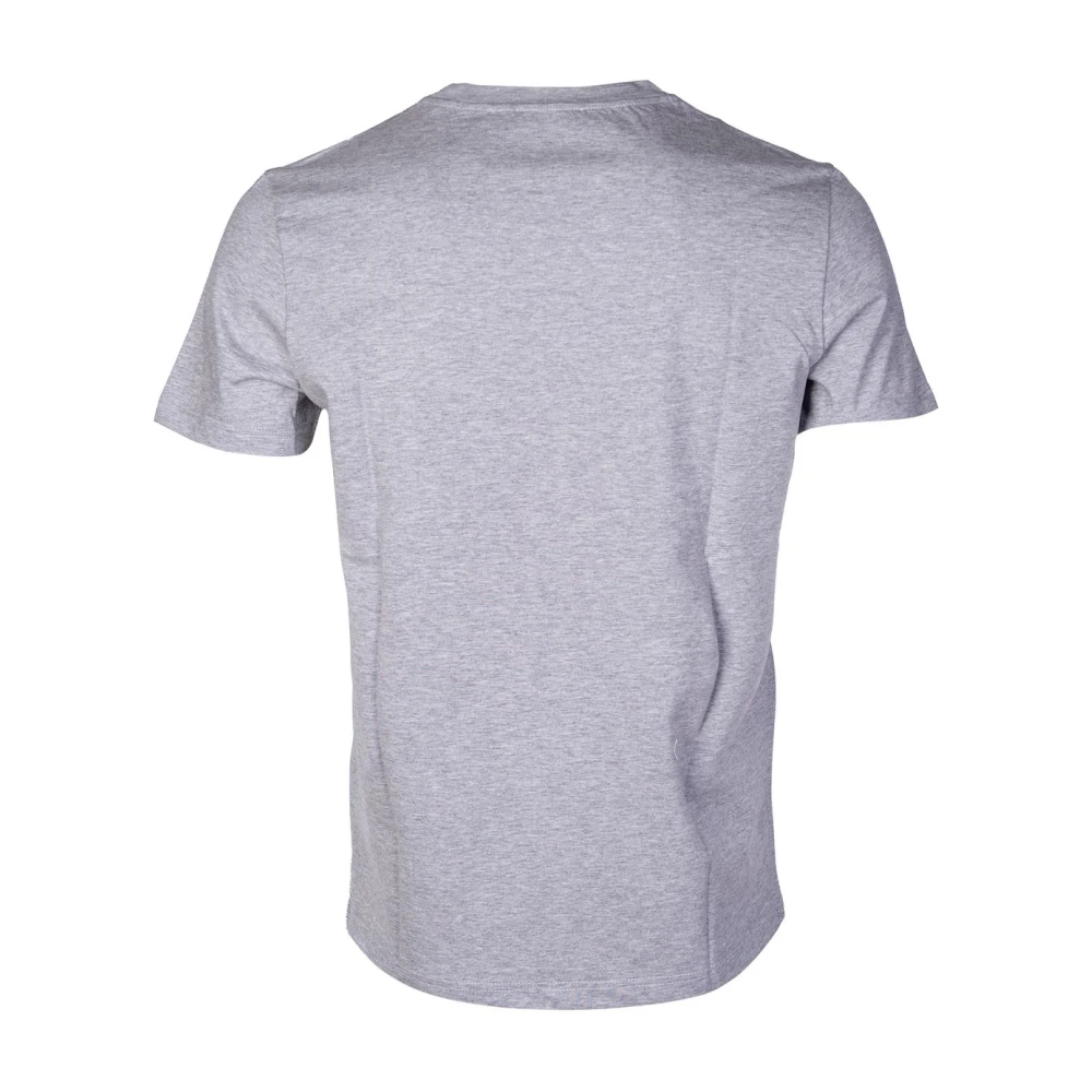 Dondup Logo Front Crew Neck T-shirt Gray Heren
