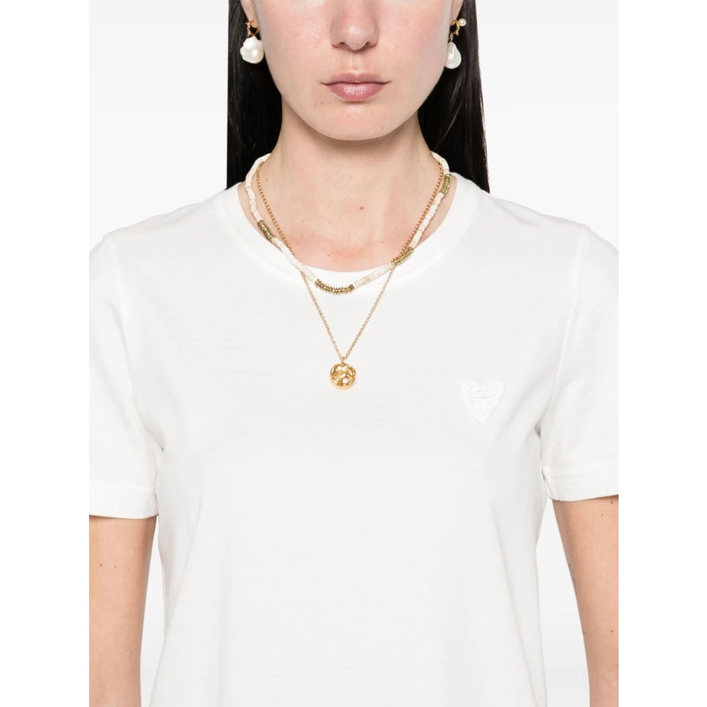 Forte Bianco Damesoverhemd Ss25 White Dames