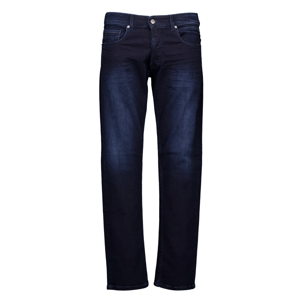 Replay Grover Straight Fit Jeans Blauw Blue Heren