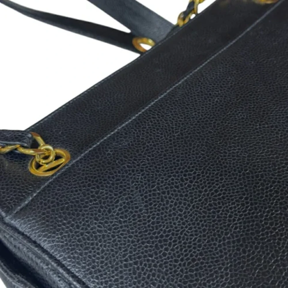 Chanel Vintage Pre-owned Leather chanel-bags Black Dames