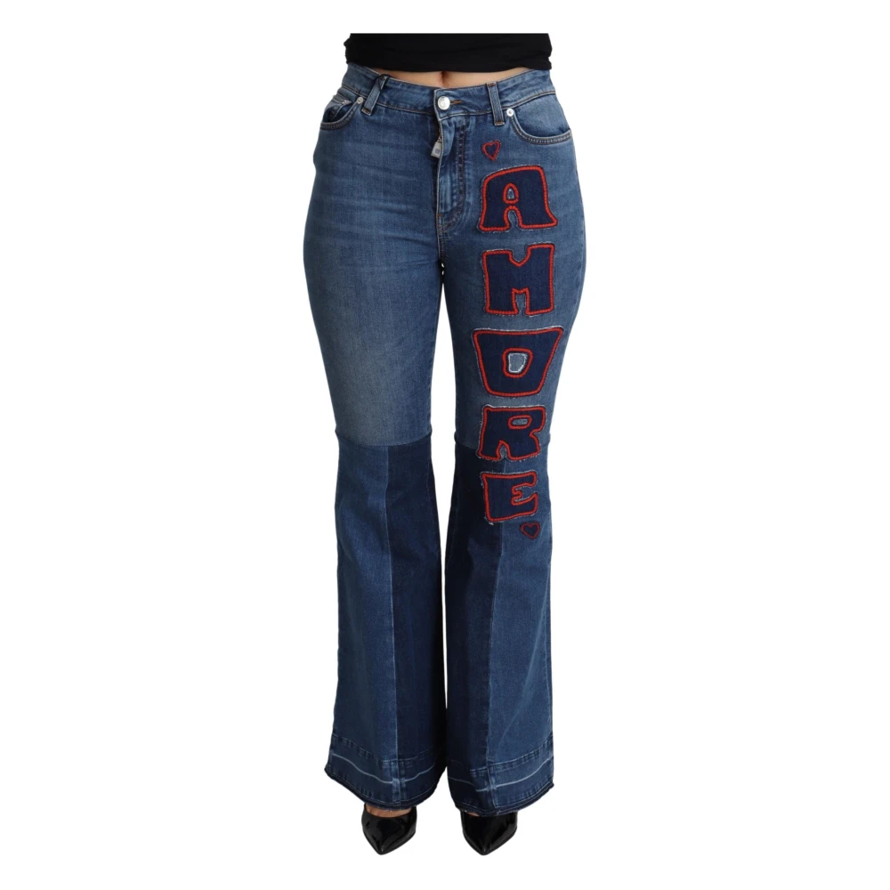 Dolce & Gabbana - Jeans- Women- Blue- S- Cotton Trousers Jeans - Stylish And Versatile - Female - Flare Jeans - Blue - Xs - Jeans