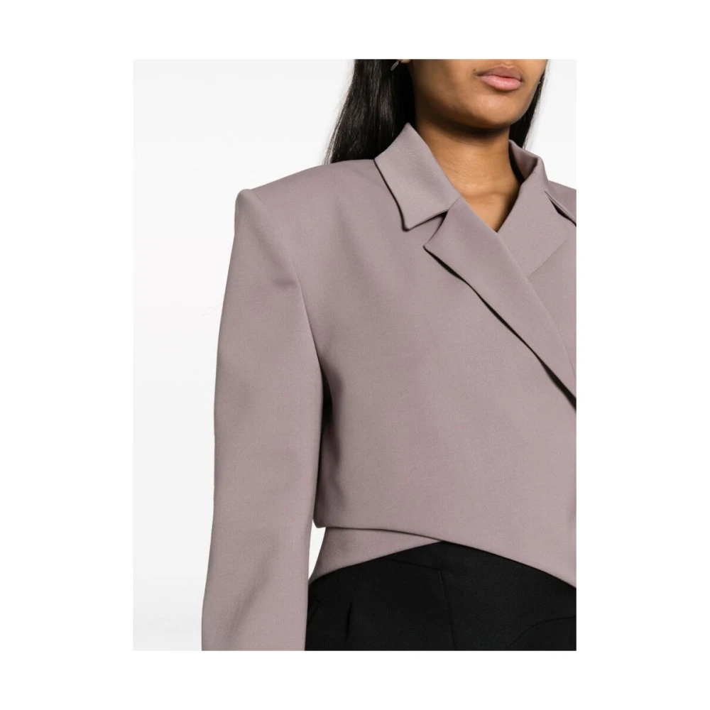 Ssheena Crossover-front Geknipte Blazer Purple Dames
