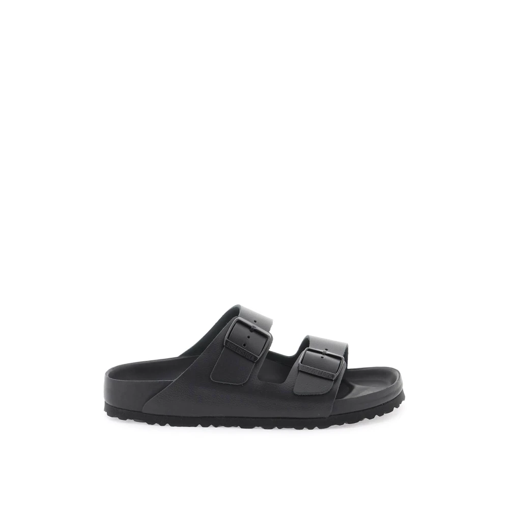 Birkenstock Exquisit Leren Muiltjes met Verstelbare Bandjes Black Dames