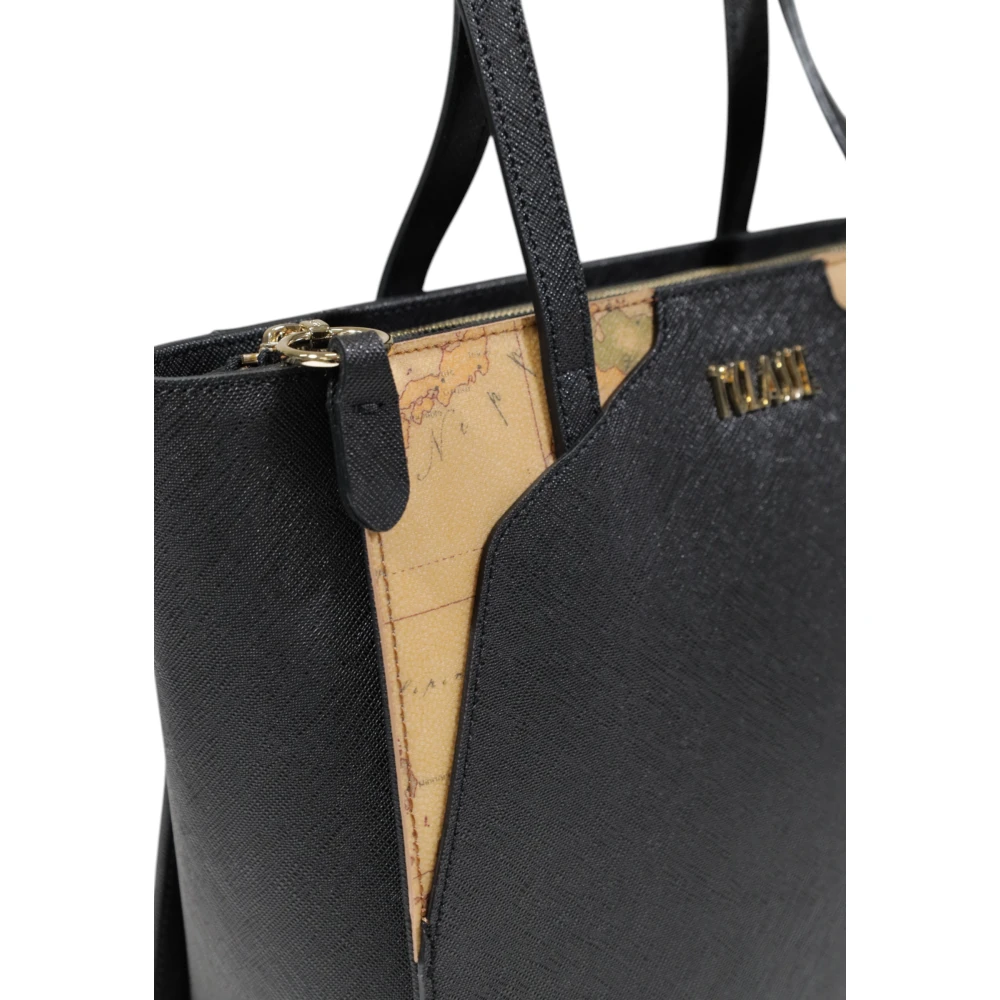 Alviero Martini 1a Classe Stijlvolle Middelgrote Dames Tas Collectie Black Dames