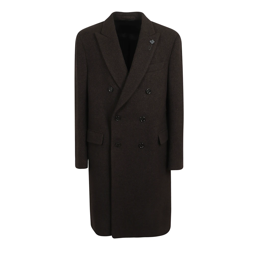 Lardini Bruine Jassen voor Mannen Aw24 Brown Heren