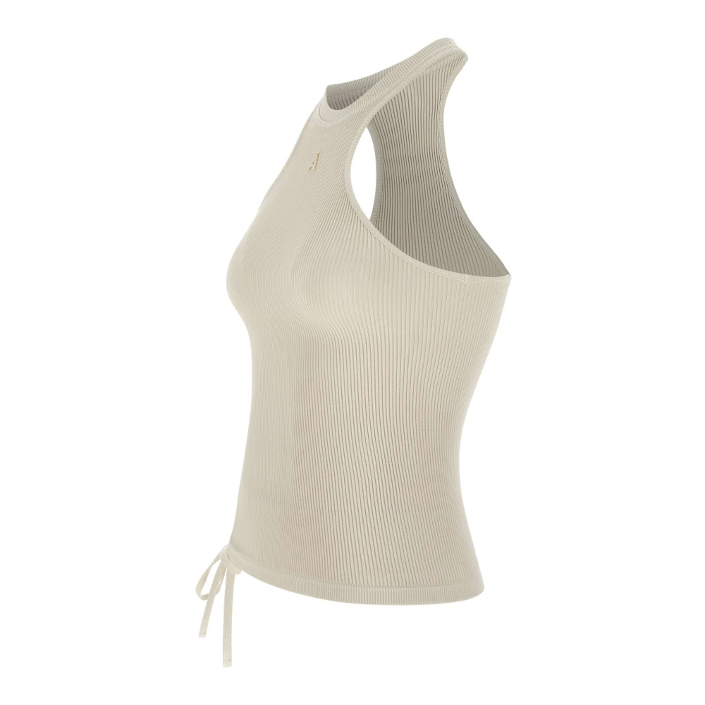 Andrea Adamo Room Halternek Jersey Top White Dames