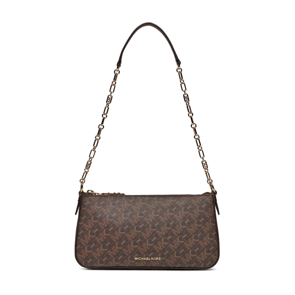 Michael Kors Empire Medium Chain-Link Pochette Brown, Dam